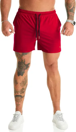 Ouber Men's Light Athletic Short Workout Quick Dry Shorts for Running Swimming Gym Training Shorts