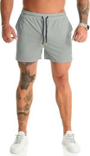 Ouber Men's Light Athletic Short Workout Quick Dry Shorts for Running Swimming Gym Training Shorts