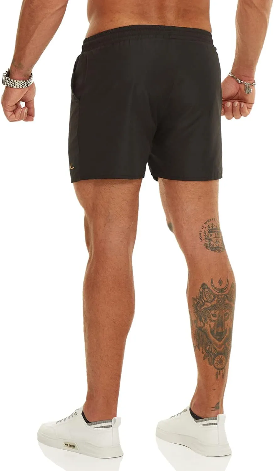 Ouber Men's Light Athletic Short Workout Quick Dry Shorts for Running Swimming Gym Training Shorts