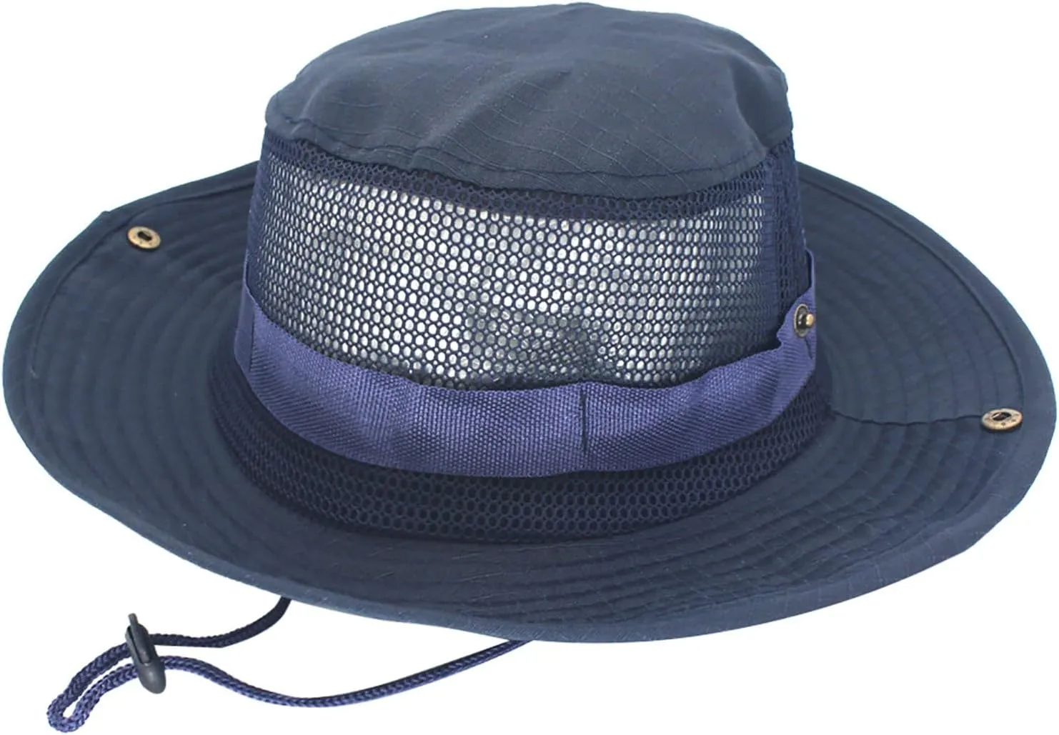 Outdoor Wide Brim Bucket Hat Unisex UV Protection Boonie Hats Army Style Foldable Sun Cap for Safari Fishing Hiking