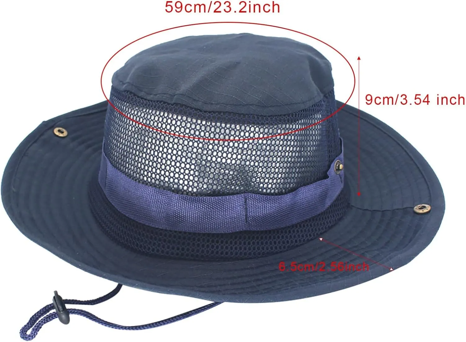 Outdoor Wide Brim Bucket Hat Unisex UV Protection Boonie Hats Army Style Foldable Sun Cap for Safari Fishing Hiking
