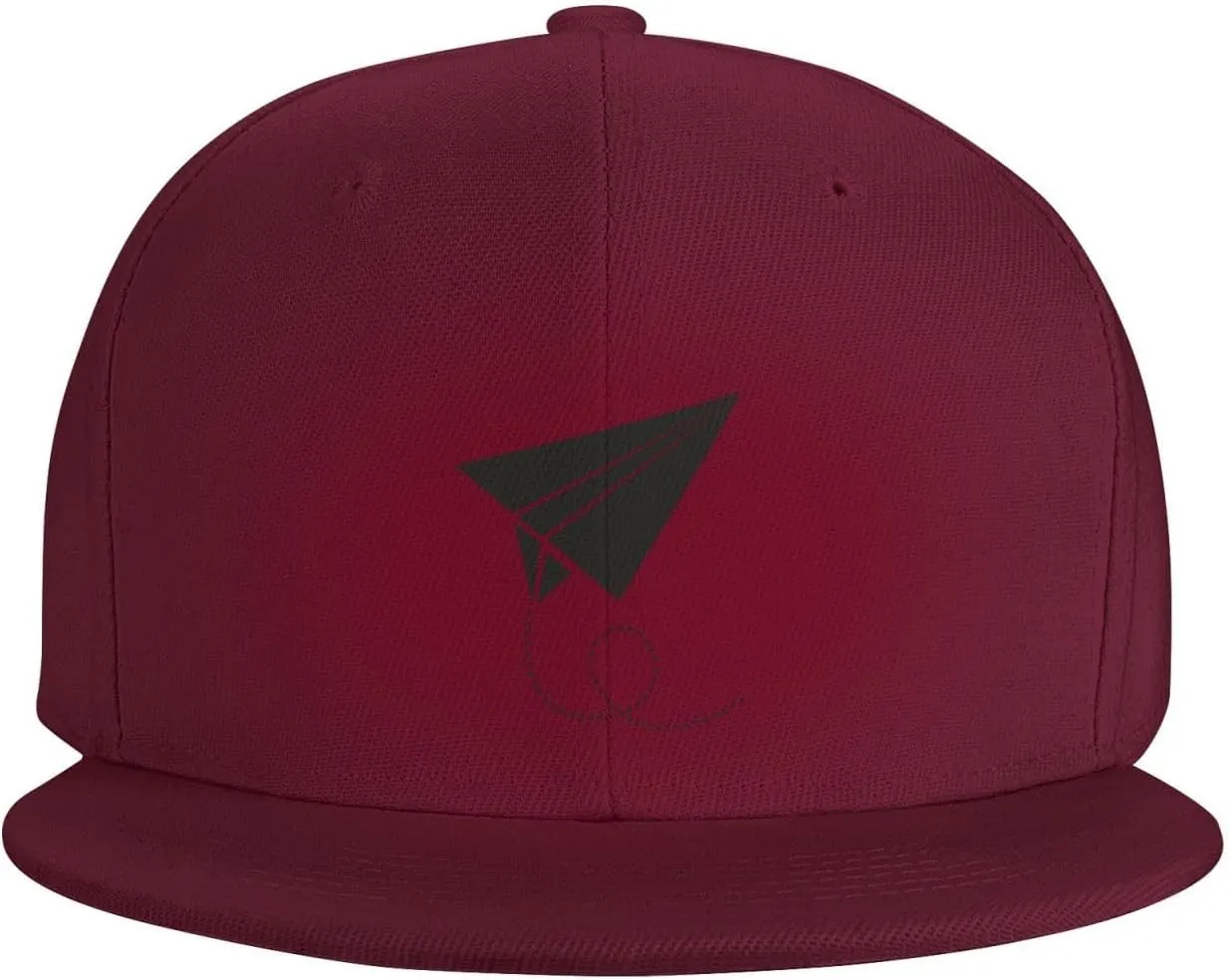 Paper Airplane Silhouette Trucker Hat for Men Snapback Hats Baseball Cap Flat Brim Hats