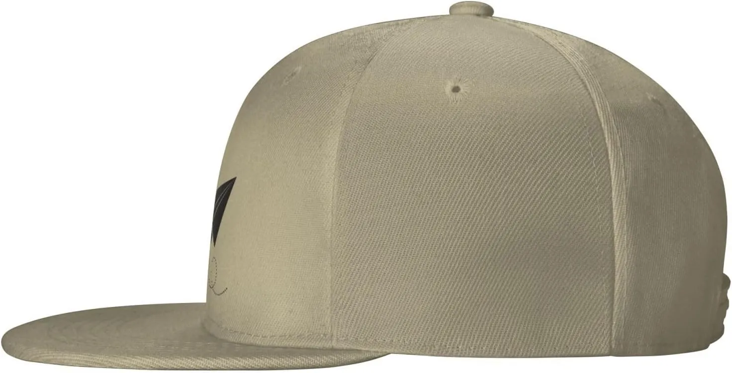 Paper Airplane Silhouette Trucker Hat for Men Snapback Hats Baseball Cap Flat Brim Hats