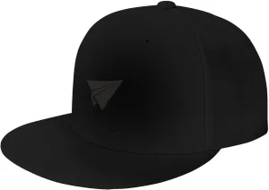 Paper Airplane Silhouette Trucker Hat for Men Snapback Hats Baseball Cap Flat Brim Hats