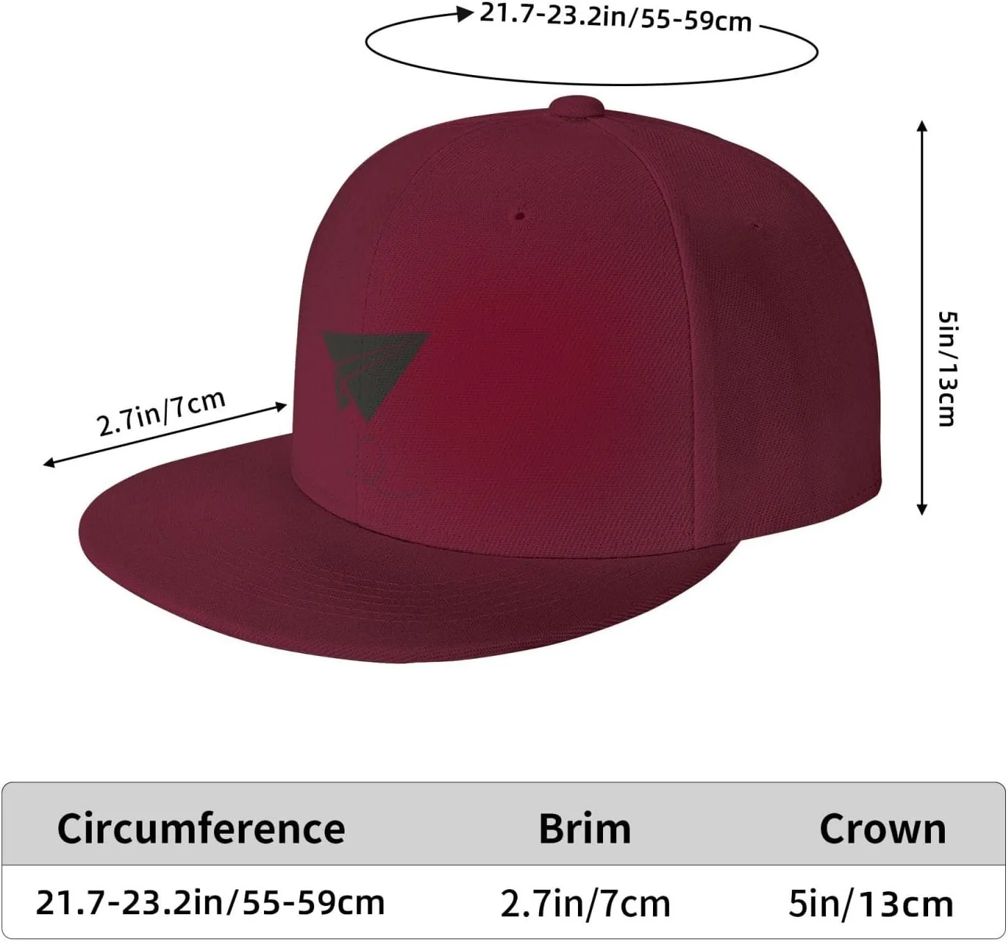 Paper Airplane Silhouette Trucker Hat for Men Snapback Hats Baseball Cap Flat Brim Hats