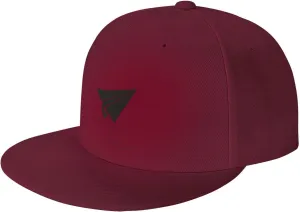 Paper Airplane Silhouette Trucker Hat for Men Snapback Hats Baseball Cap Flat Brim Hats