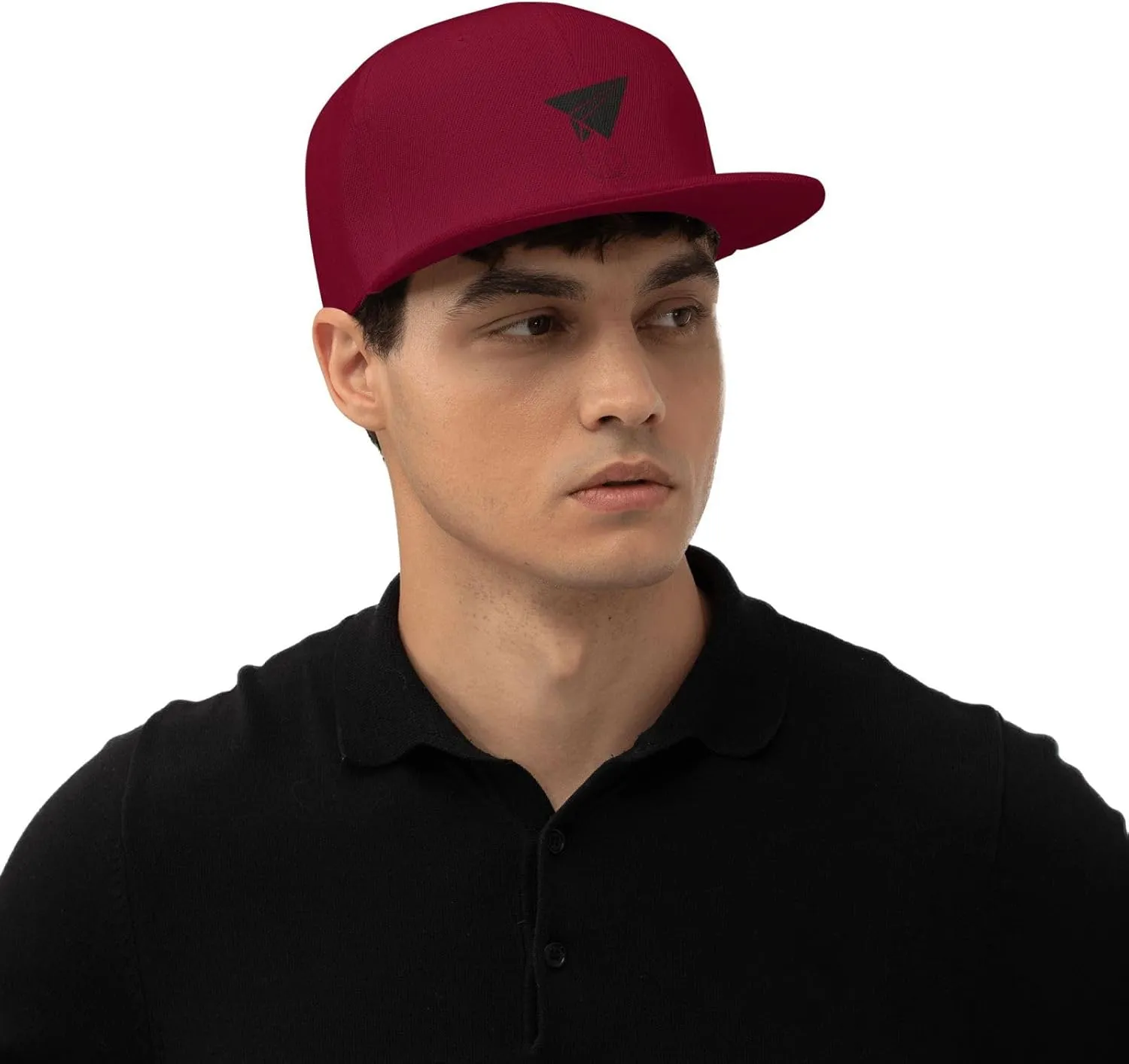 Paper Airplane Silhouette Trucker Hat for Men Snapback Hats Baseball Cap Flat Brim Hats