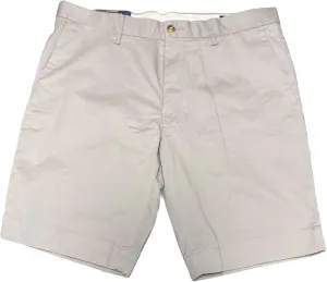 Polo Ralph Lauren Men's Stretch Slim Fit 9" Casual Chino Shorts (Soft Grey, 38)