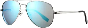 PORADAY Polarized Aviator Sunglasses for Men Women Metal Frame 100% UV400 Protection Lens, 58mm