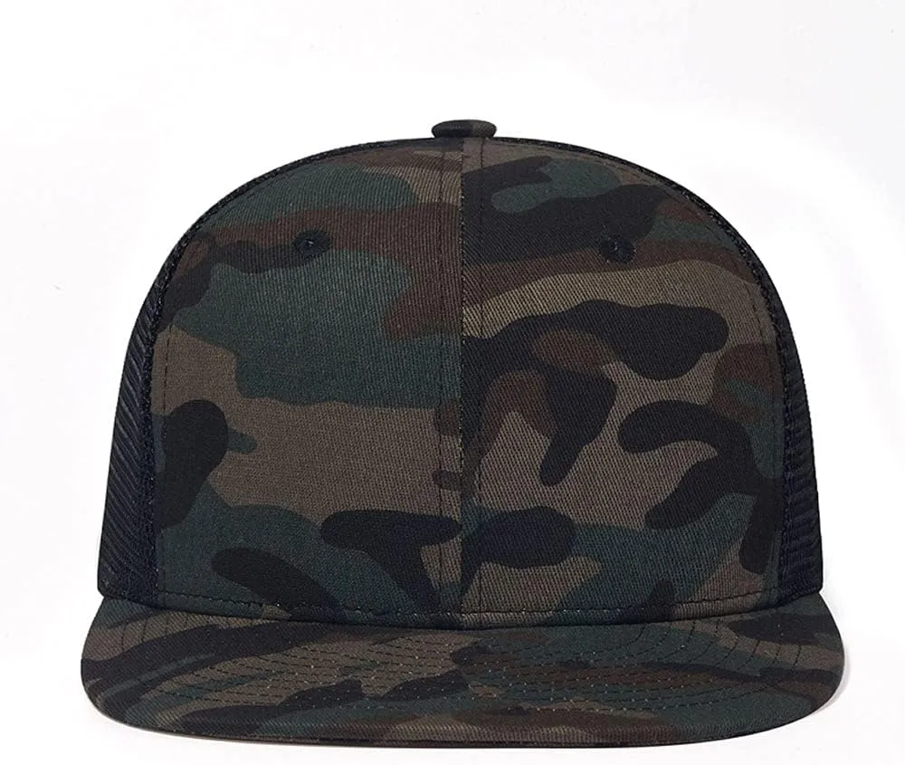 Quanhaigou Adjustable Snapback Hat for Men Women,Unisex Hip Hop Baseball Cap Flat Bill Brim Dad Hats
