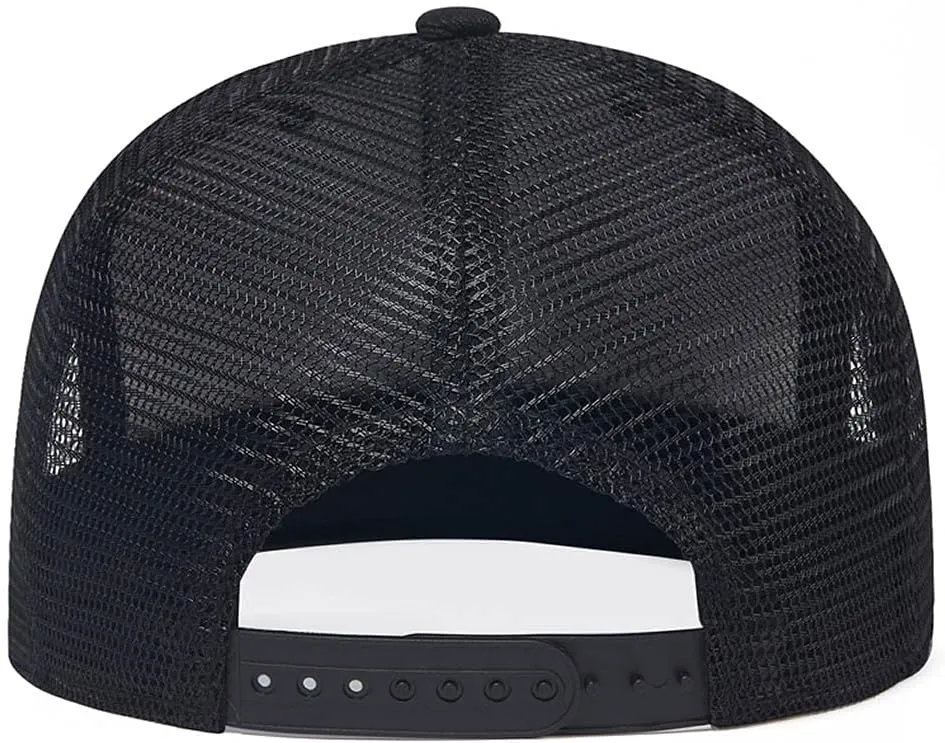 Quanhaigou Adjustable Snapback Hat for Men Women,Unisex Hip Hop Baseball Cap Flat Bill Brim Dad Hats