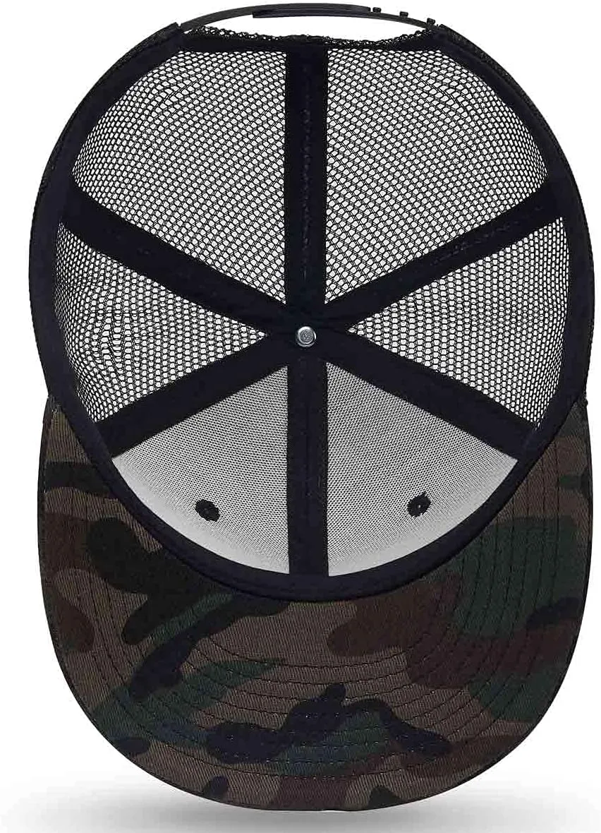 Quanhaigou Adjustable Snapback Hat for Men Women,Unisex Hip Hop Baseball Cap Flat Bill Brim Dad Hats