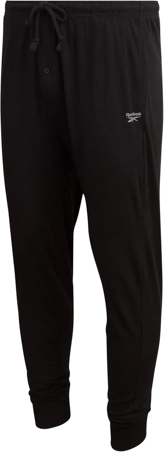 Reebok Men's Sweatpants - Lightweight Cozy Fleece Mens Jogger Pants - Breathable Classic Fit Sweat Pants for Men (S-XL)