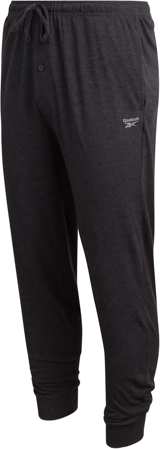 Reebok Men's Sweatpants - Lightweight Cozy Fleece Mens Jogger Pants - Breathable Classic Fit Sweat Pants for Men (S-XL)