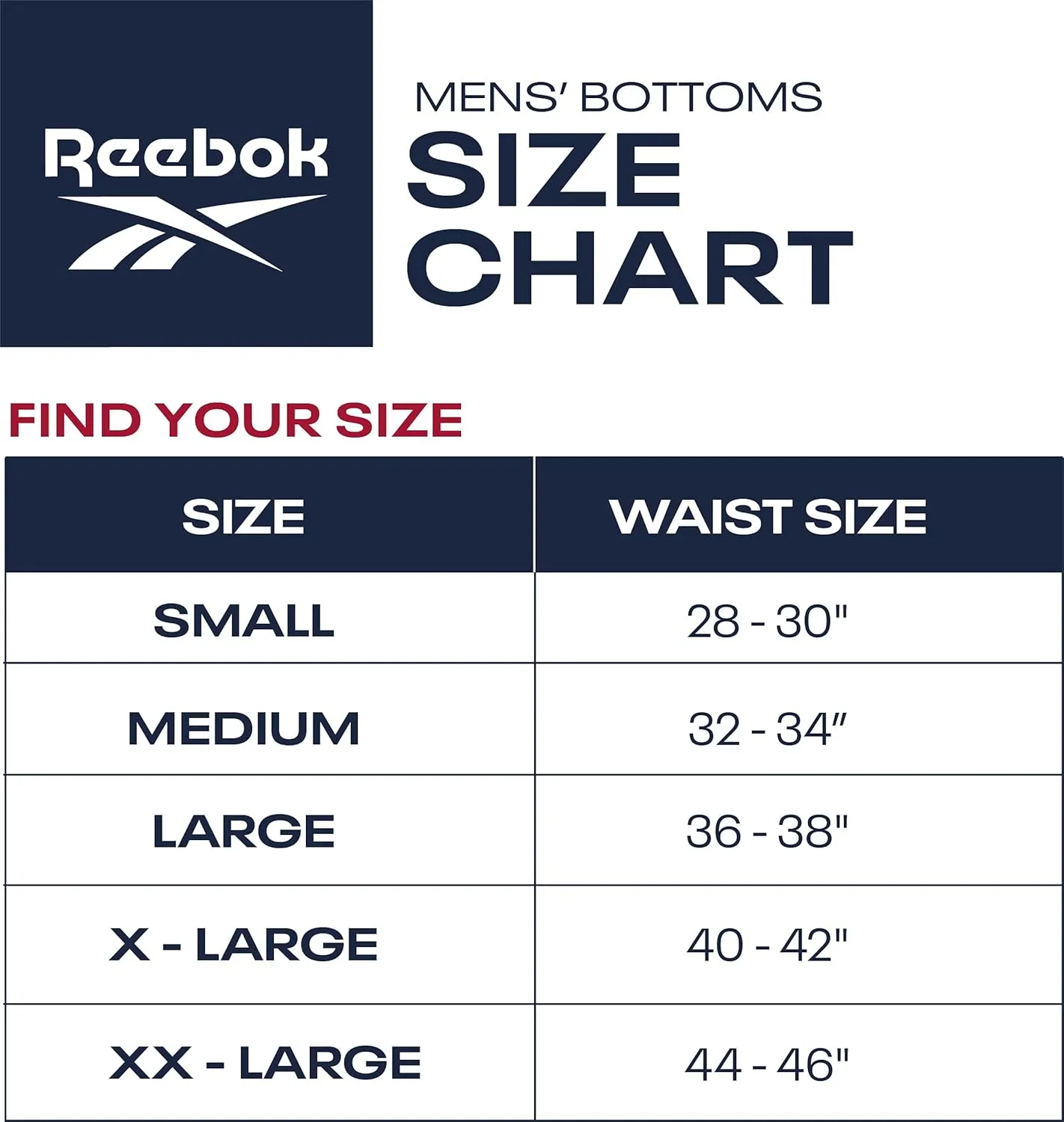 Reebok Men's Sweatpants - Lightweight Cozy Fleece Mens Jogger Pants - Breathable Classic Fit Sweat Pants for Men (S-XL)