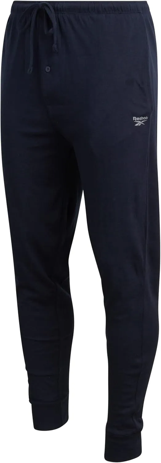 Reebok Men's Sweatpants - Lightweight Cozy Fleece Mens Jogger Pants - Breathable Classic Fit Sweat Pants for Men (S-XL)