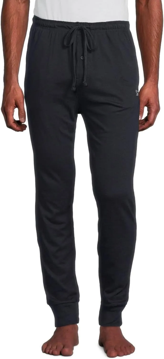 Reebok Men's Sweatpants - Lightweight Cozy Fleece Mens Jogger Pants - Breathable Classic Fit Sweat Pants for Men (S-XL)