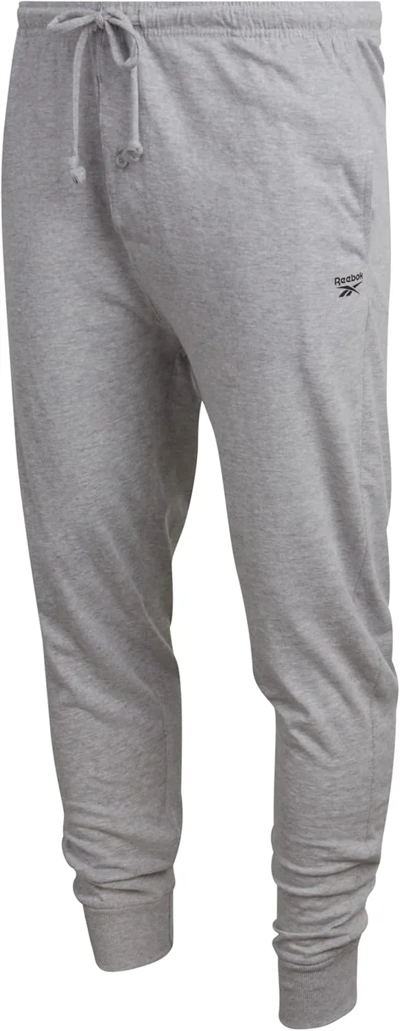 Reebok Men's Sweatpants - Lightweight Cozy Fleece Mens Jogger Pants - Breathable Classic Fit Sweat Pants for Men (S-XL)