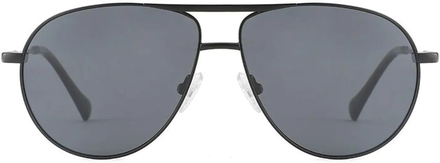 Retro Square Polarized Aviator Sunglasses for Men Women Classic Metal Frame UV400 Protection for Driving/Holiday