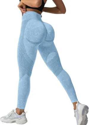 Scrunch Butt Lifting Leggings for Women Gym Seamless Workout Compression Leggings Tummy Control Butt Lift Yoga Pants
