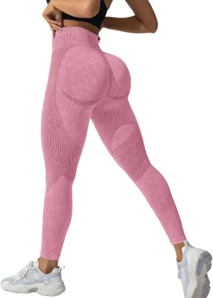 Scrunch Butt Lifting Leggings for Women Gym Seamless Workout Compression Leggings Tummy Control Butt Lift Yoga Pants