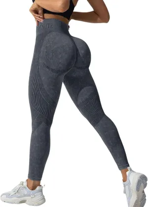 Scrunch Butt Lifting Leggings for Women Gym Seamless Workout Compression Leggings Tummy Control Butt Lift Yoga Pants