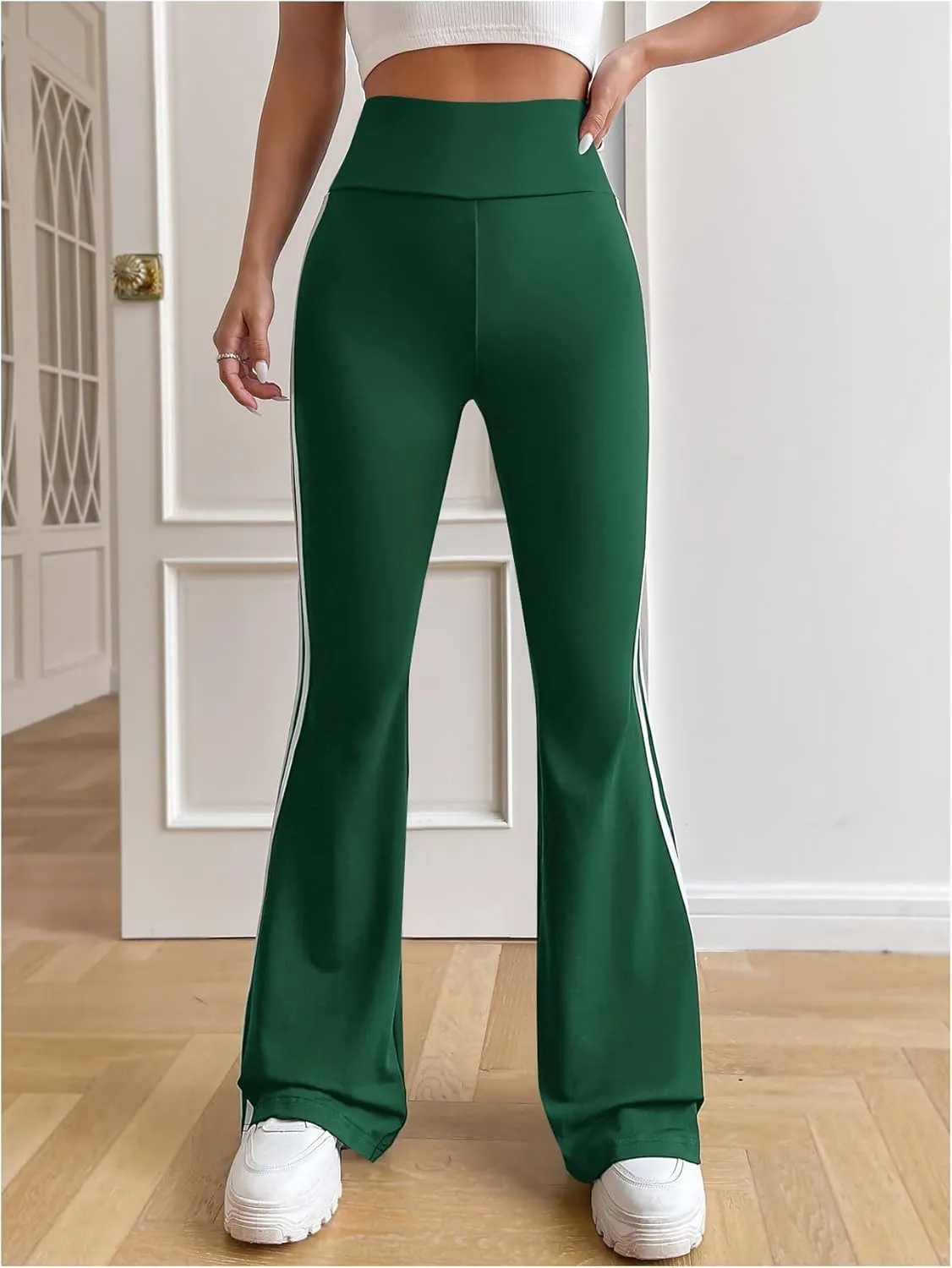 SHENHE Girl's Flare Leggings High Waisted Bell Bottom Bootcut Yoga Gym Stretch Pants