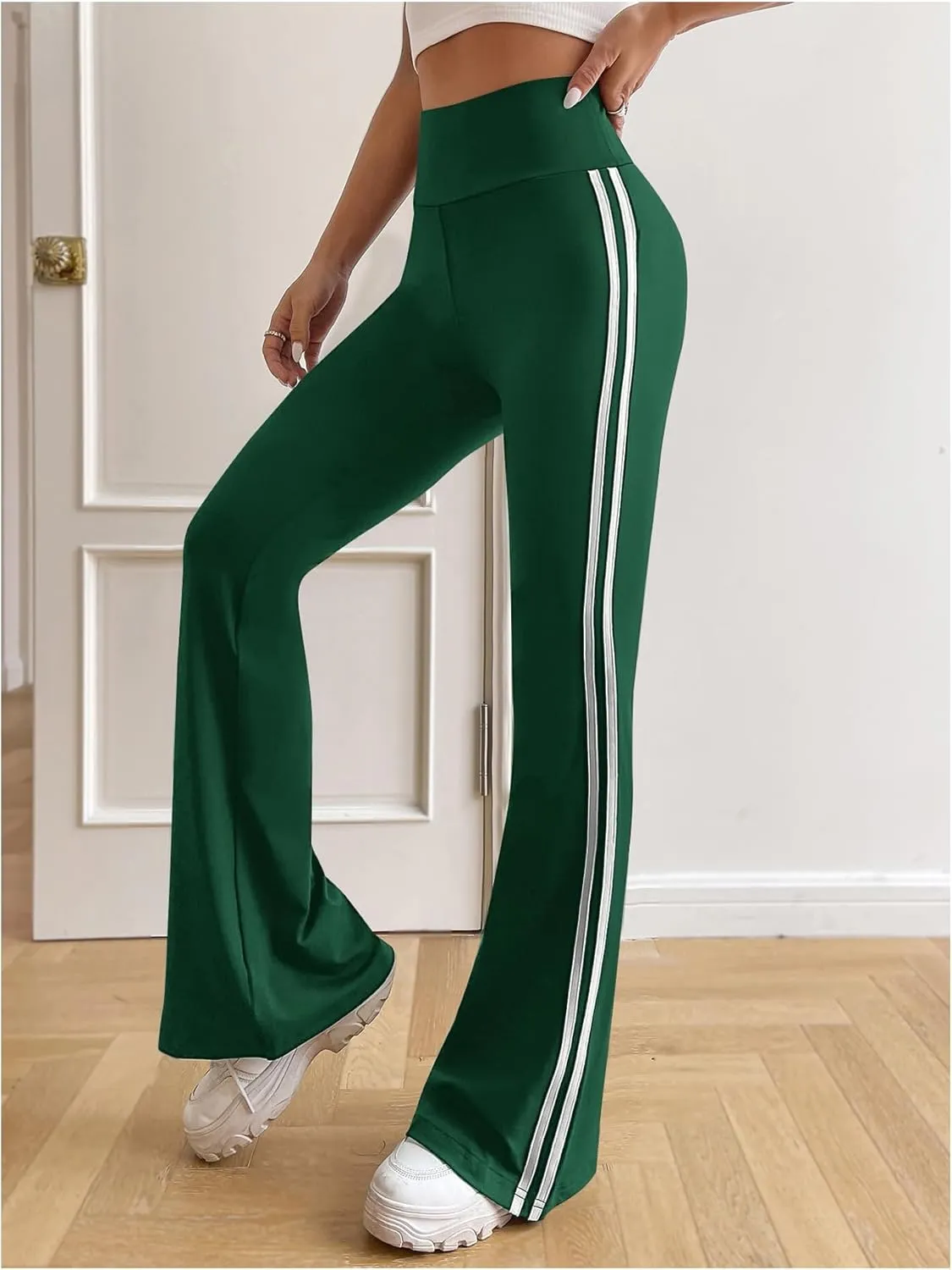 SHENHE Girl's Flare Leggings High Waisted Bell Bottom Bootcut Yoga Gym Stretch Pants
