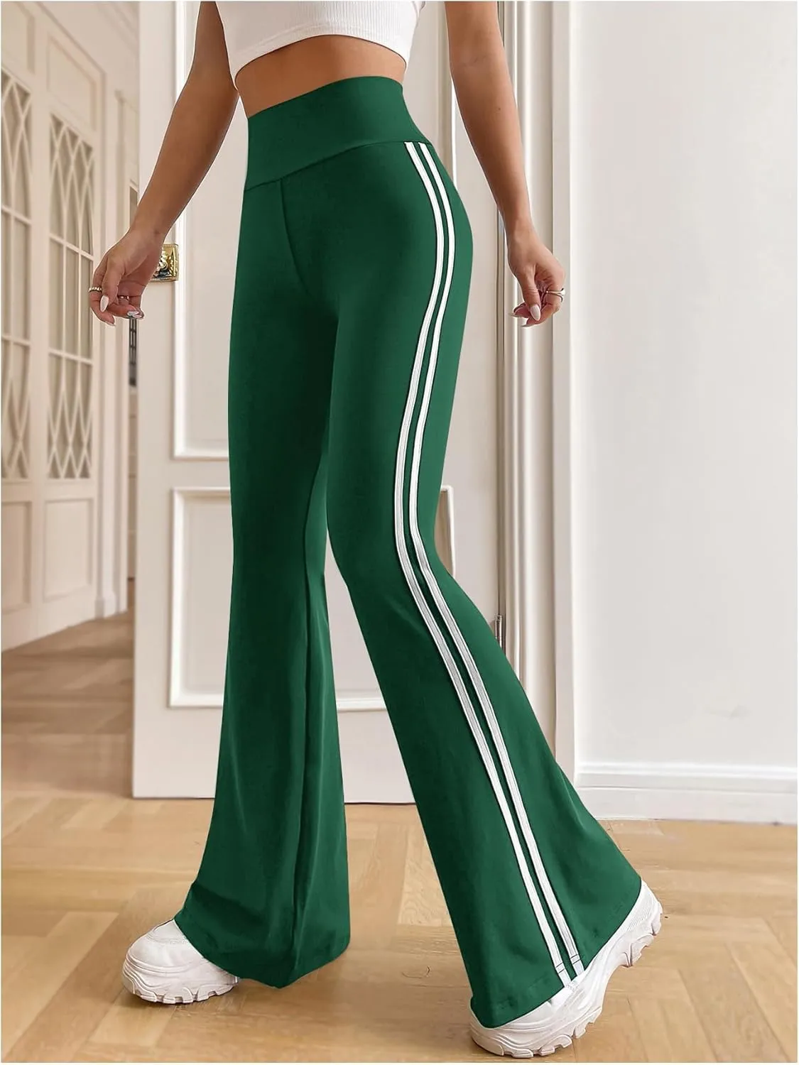SHENHE Girl's Flare Leggings High Waisted Bell Bottom Bootcut Yoga Gym Stretch Pants