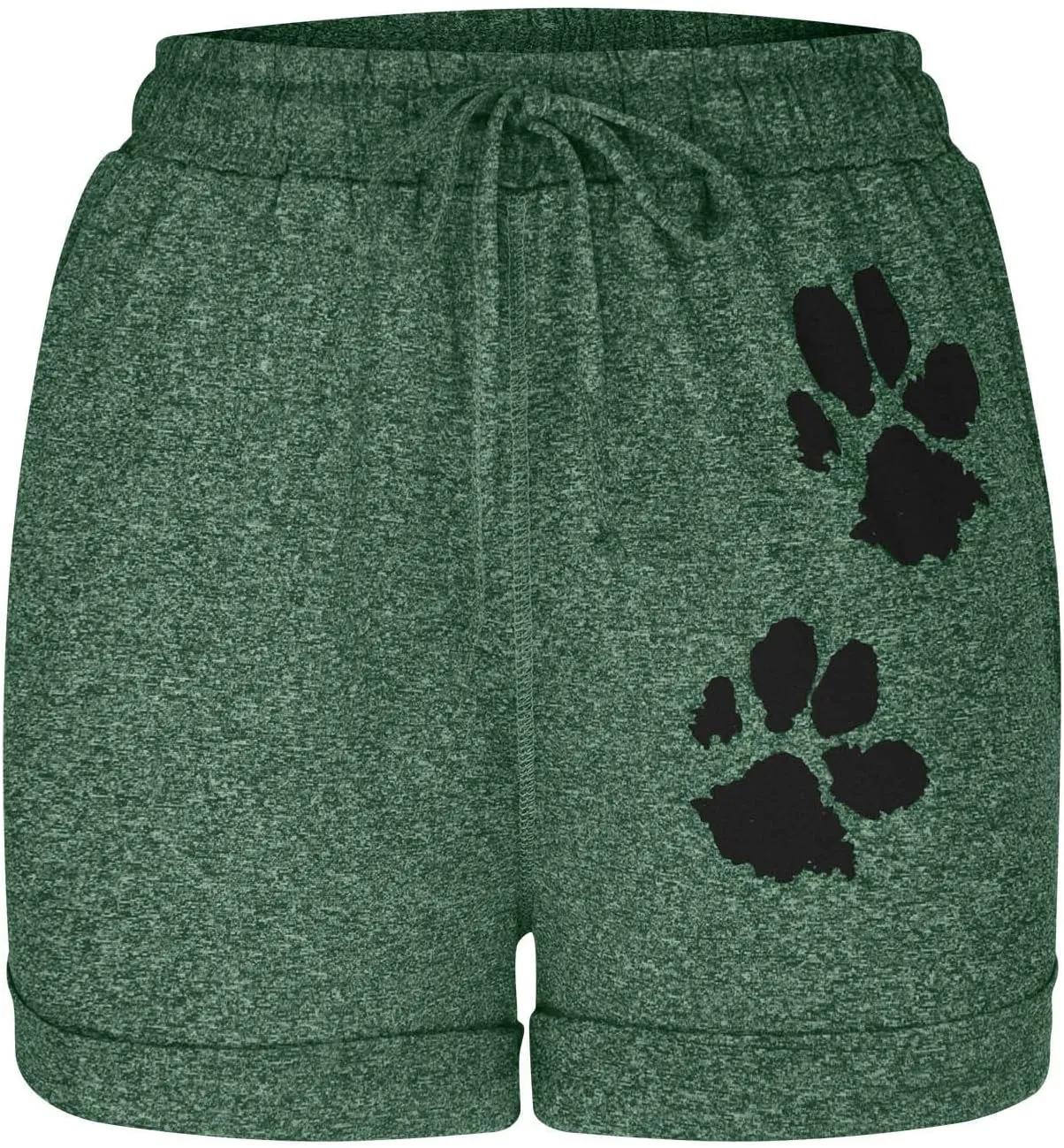 Shorts for Women Drawstring Elastic Waist Shorts Elastic Cotton Running Shorts Gym Workout Shorts Summer Casual Comfy
