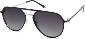 SOJOS Trendy Aviator Polarized Sunglasses for Women Men Retro Shades Classic Metal Sun Glasses SJ1204A