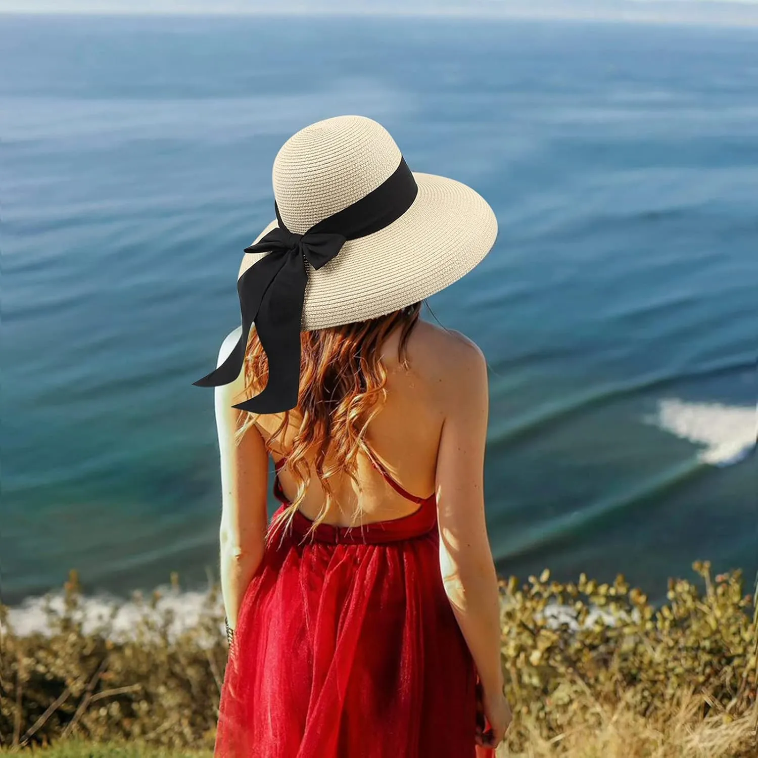Straw Derby Hats for Women Fascinators Easter Tea Party Hat Ladies Pill Box Dressy Hats Sunday Outfits