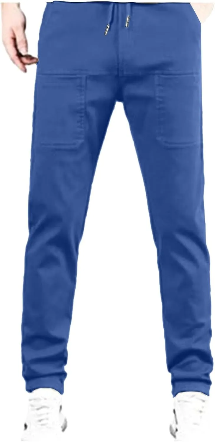 Stretch Cargo Pants, Sirmale Mencomfy MultiPants - High Stretch Multi-Pocket Durable Cargo Pants for Men