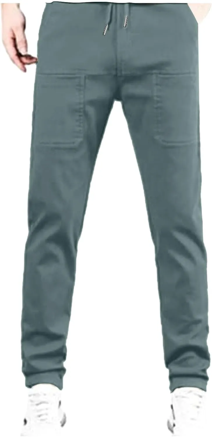 Stretch Cargo Pants, Sirmale Mencomfy MultiPants - High Stretch Multi-Pocket Durable Cargo Pants for Men