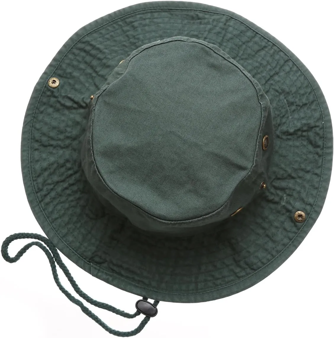 Summer Outdoor Boonie Hunting Fishing Safari Bucket Sun Hat with Adjustable Strap