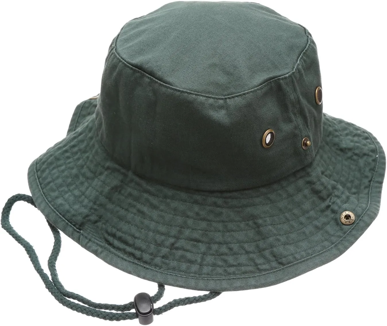 Summer Outdoor Boonie Hunting Fishing Safari Bucket Sun Hat with Adjustable Strap