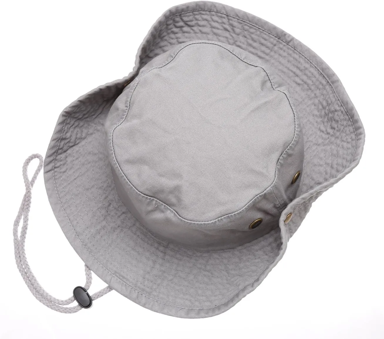 Summer Outdoor Boonie Hunting Fishing Safari Bucket Sun Hat with Adjustable Strap