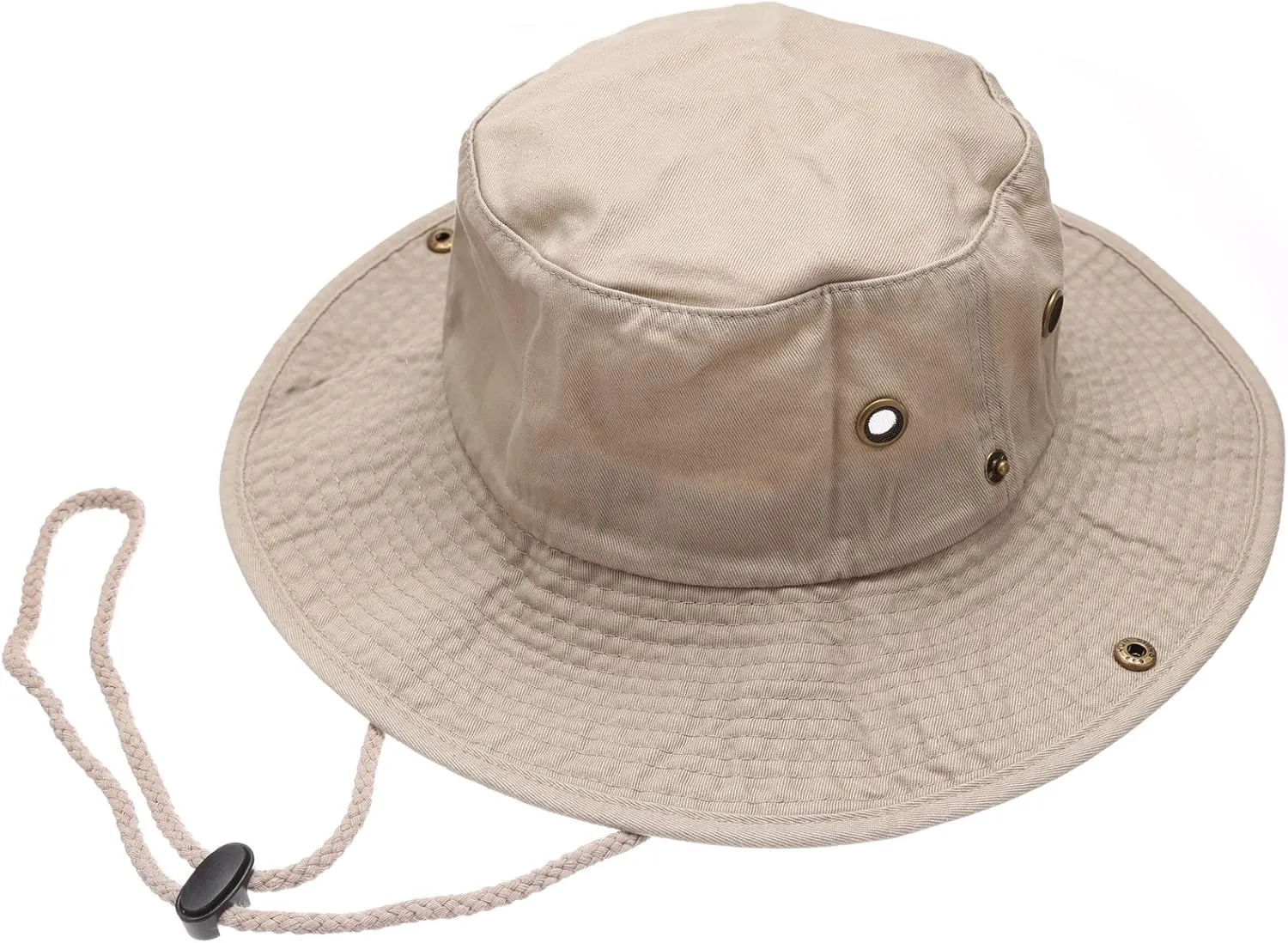 Summer Outdoor Boonie Hunting Fishing Safari Bucket Sun Hat with Adjustable Strap