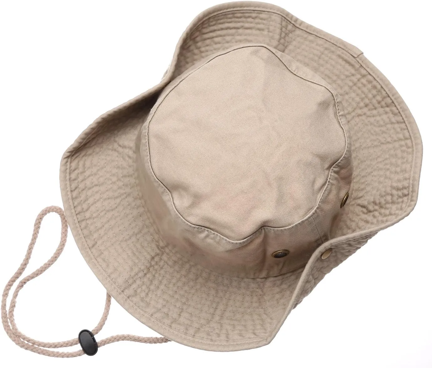 Summer Outdoor Boonie Hunting Fishing Safari Bucket Sun Hat with Adjustable Strap