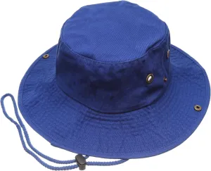 Summer Outdoor Boonie Hunting Fishing Safari Bucket Sun Hat with Adjustable Strap