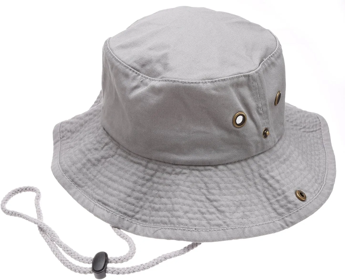 Summer Outdoor Boonie Hunting Fishing Safari Bucket Sun Hat with Adjustable Strap