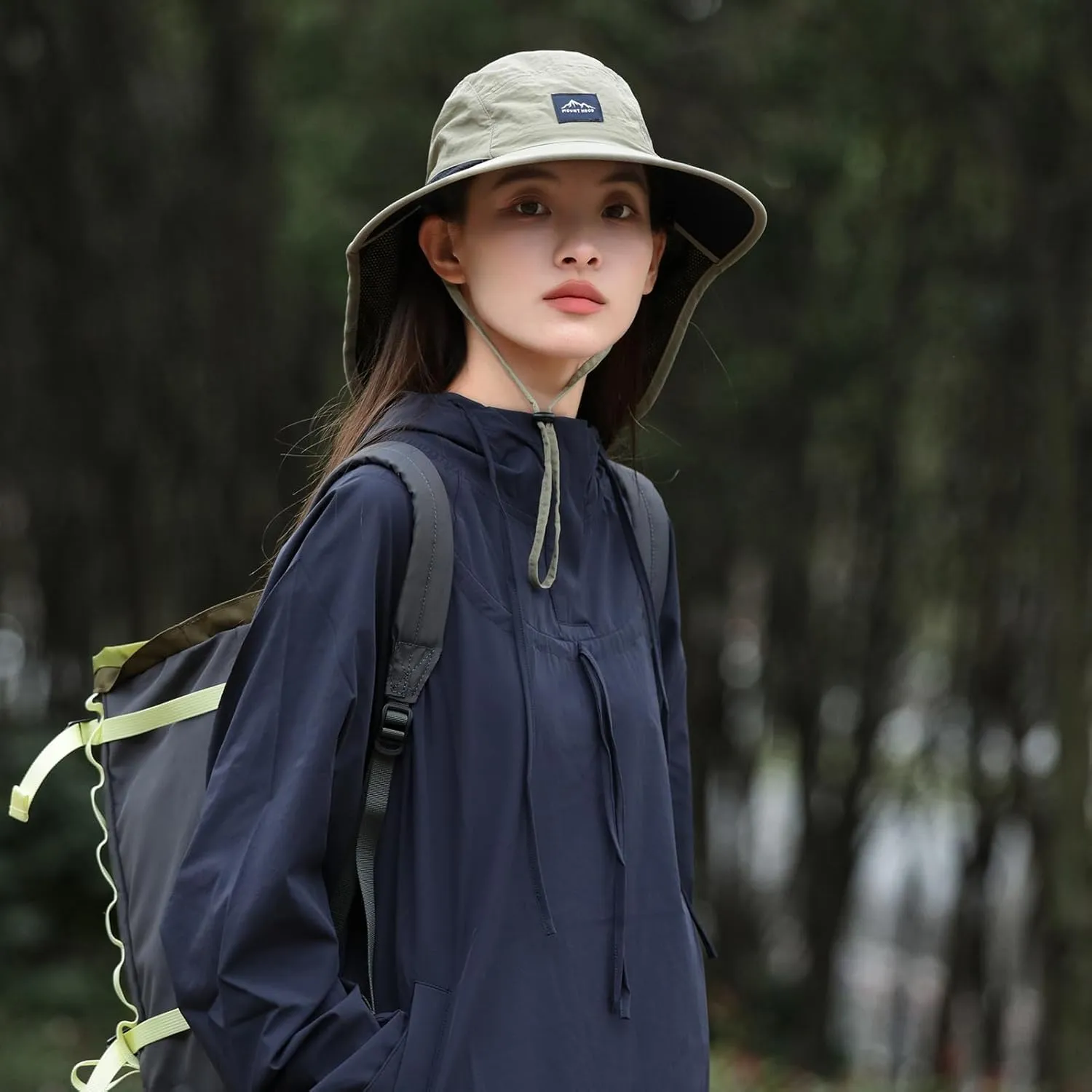 Sun Hats for Women Men Packable, Wide Brim Womens Sun Hat UPF 50 , Summer Hiking Fishing Travel Men Beach Hats with Neck Flap