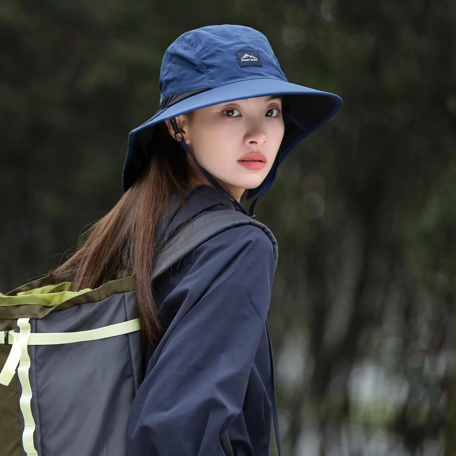 Sun Hats for Women Men Packable, Wide Brim Womens Sun Hat UPF 50 , Summer Hiking Fishing Travel Men Beach Hats with Neck Flap
