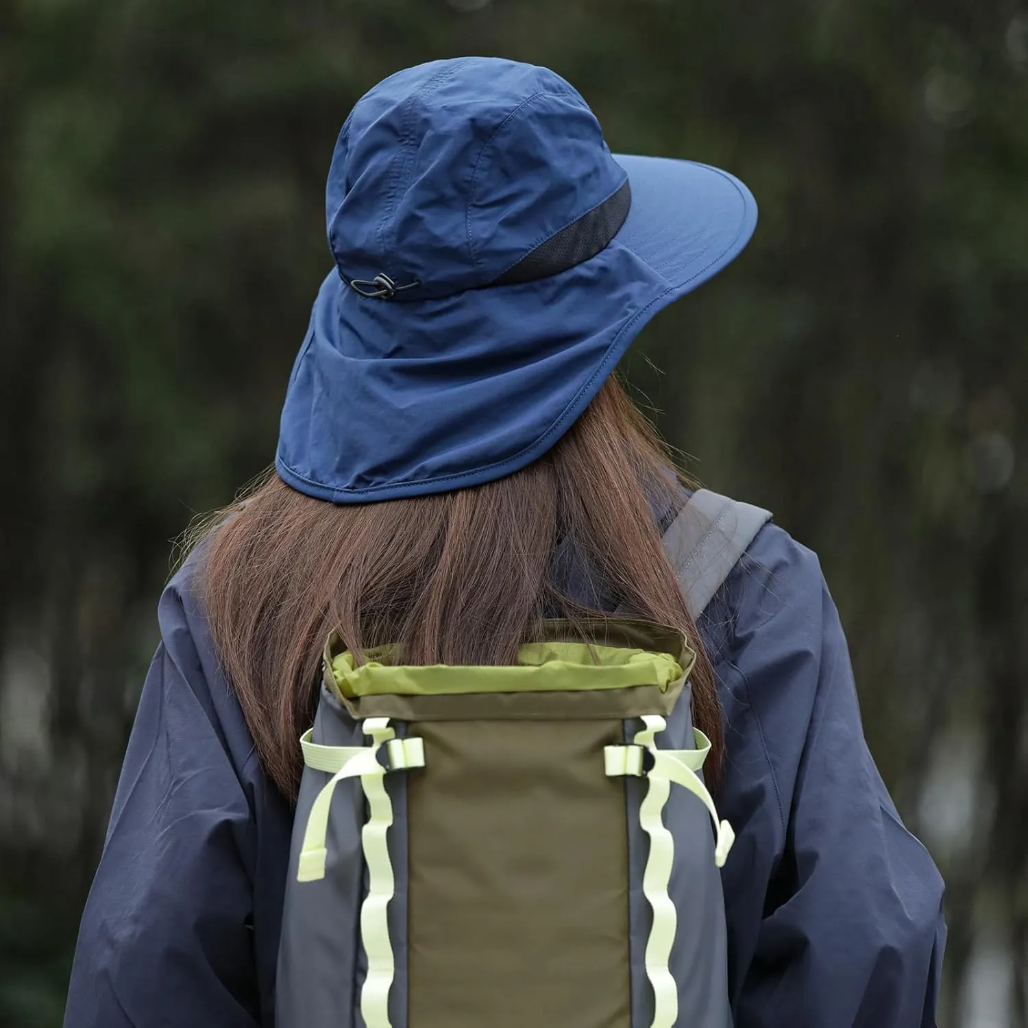 Sun Hats for Women Men Packable, Wide Brim Womens Sun Hat UPF 50 , Summer Hiking Fishing Travel Men Beach Hats with Neck Flap