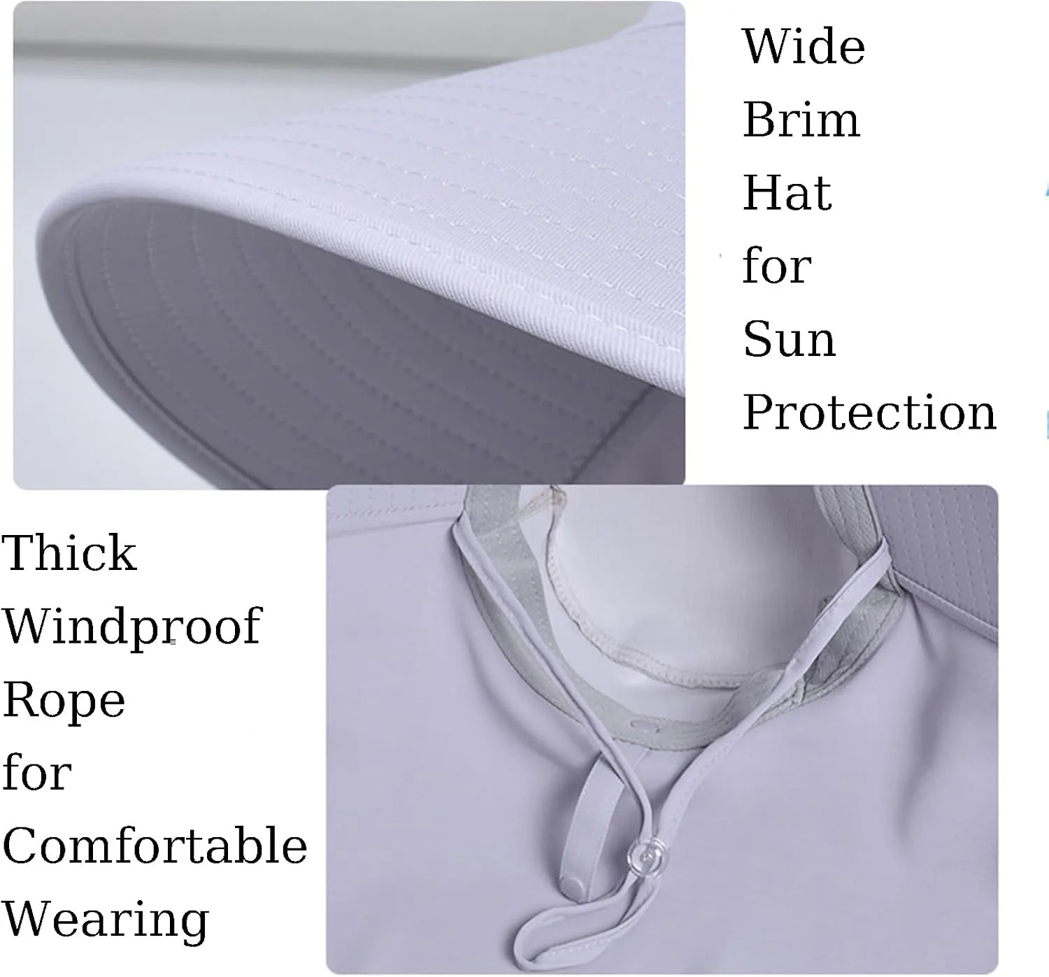 Sun Hats for Womens Mens with Ponytail Hole Wide Brim Summer Outdoor UPF 50  Foldable Beach Travel Fishing Bucket Hat