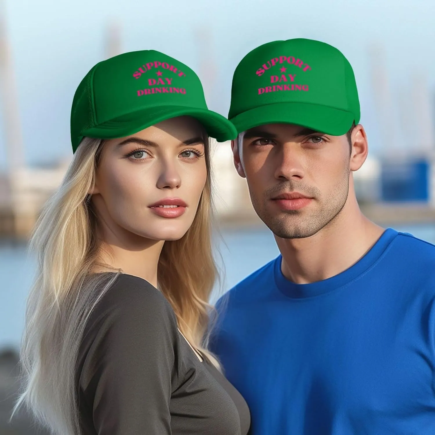 Support Day Drinking Mesh Hat I Support Day Drinking Mesh Cap Men Women Baseball Cap Dad Trucker Hat Gift