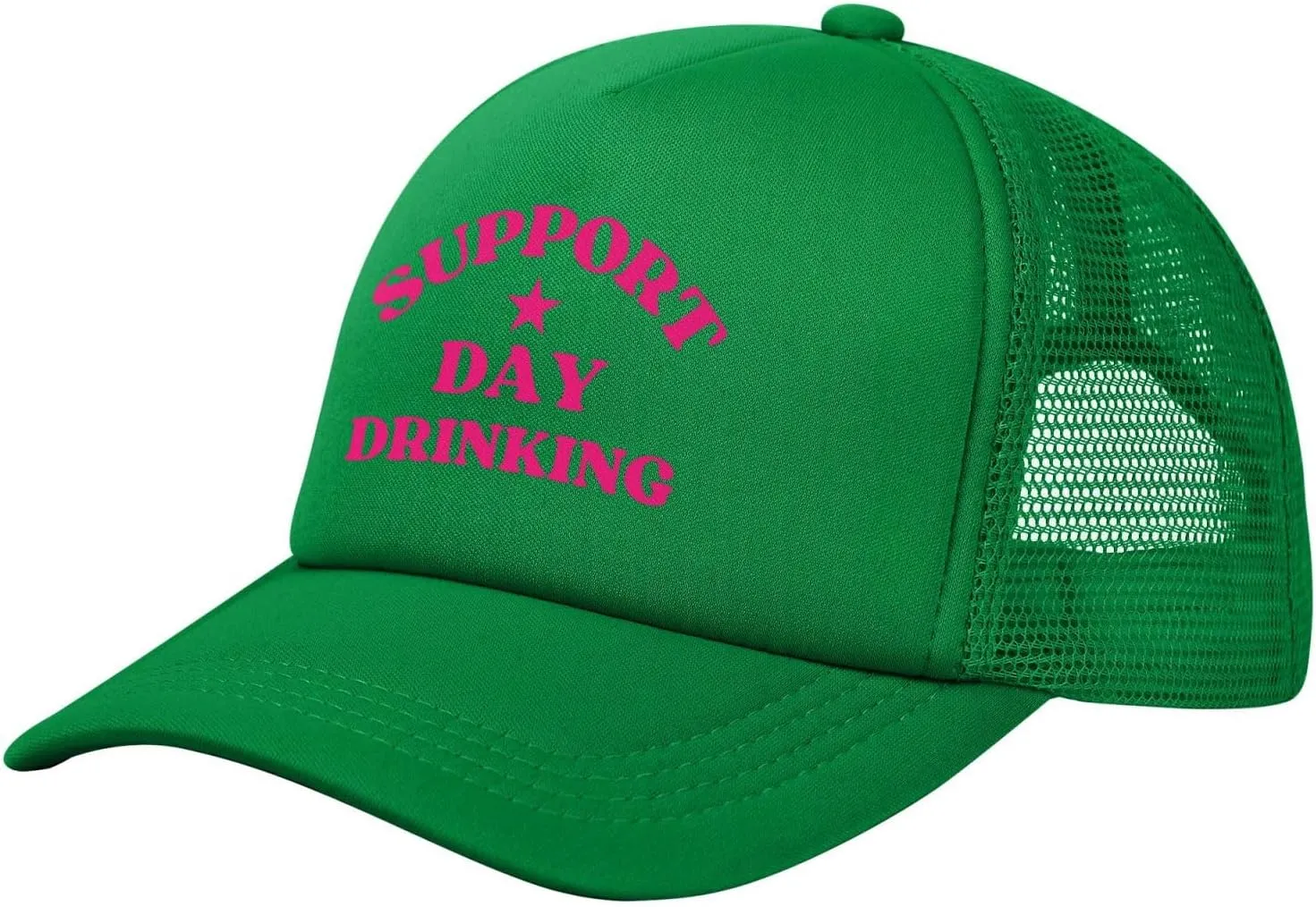 Support Day Drinking Mesh Hat I Support Day Drinking Mesh Cap Men Women Baseball Cap Dad Trucker Hat Gift
