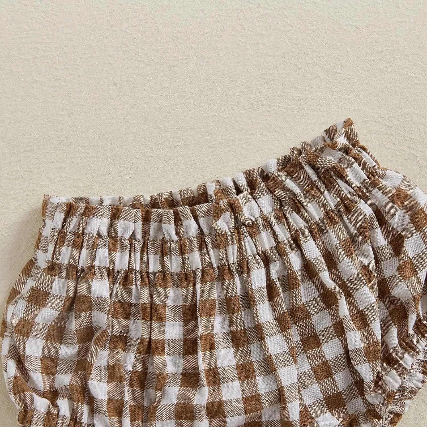 Toddler Baby Boy Girl Shorts Cotton Linen Plaid Bloomers Shorts Newborn Harem Shorts Bottoms