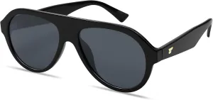 VANLINKER Retro Aviator Polarized Sunglasses for Men Women Trendy 70s Vintage Plastic Frame Sun Glasses VL9750