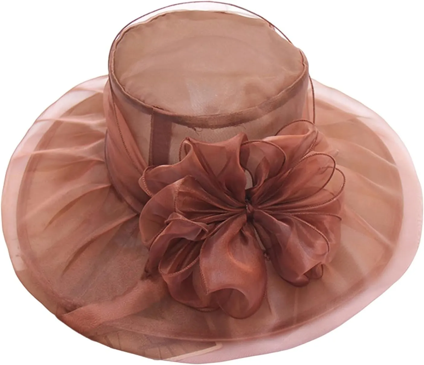 Women Summer Fascinators Hat Sun Church Wedding Hat Wide Brim Cocktail Tea Party Hat Women Fancy Hats